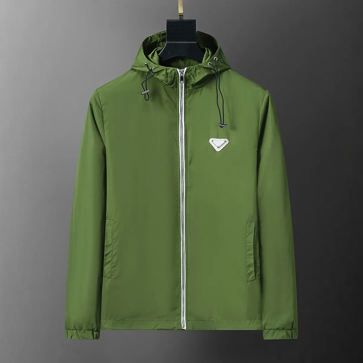 Designer Pra Jacket Men coat puffer jacket Men Black Mens Veste Homme High Quality Coat Zipper Casual Trendy Fashion Famous Brand down jacket