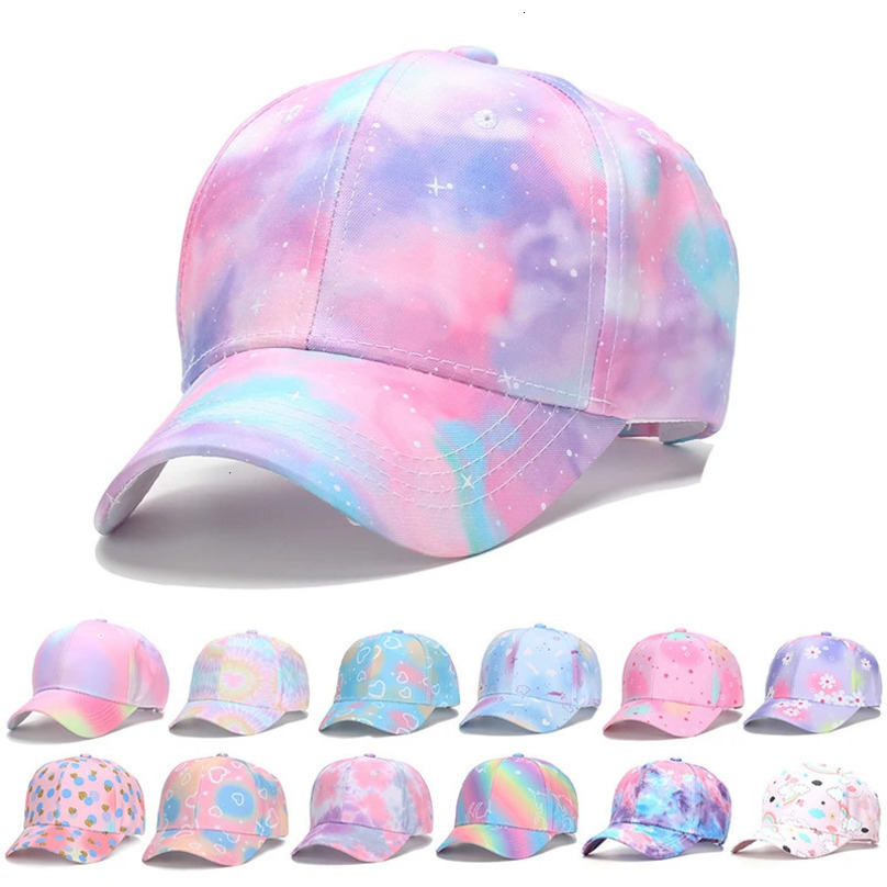 Colorful Kids Baseball Hat 4-10 Years Boy Girl Outdoor Sun Visors Fashion Cotton Children Duck Tongue Cap Baby Duckbill Hats 250528