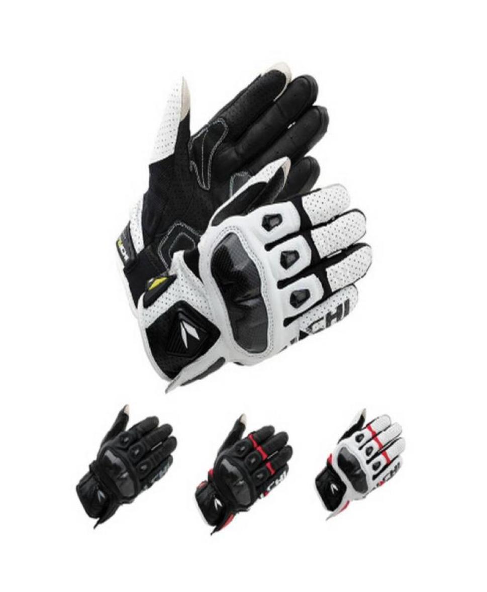 2015 latest Motorcycle Racing gloves RS TAICHI RST410 South Korea imported leather Punch carbon fiber motorbike gloves 4 colors4529310003