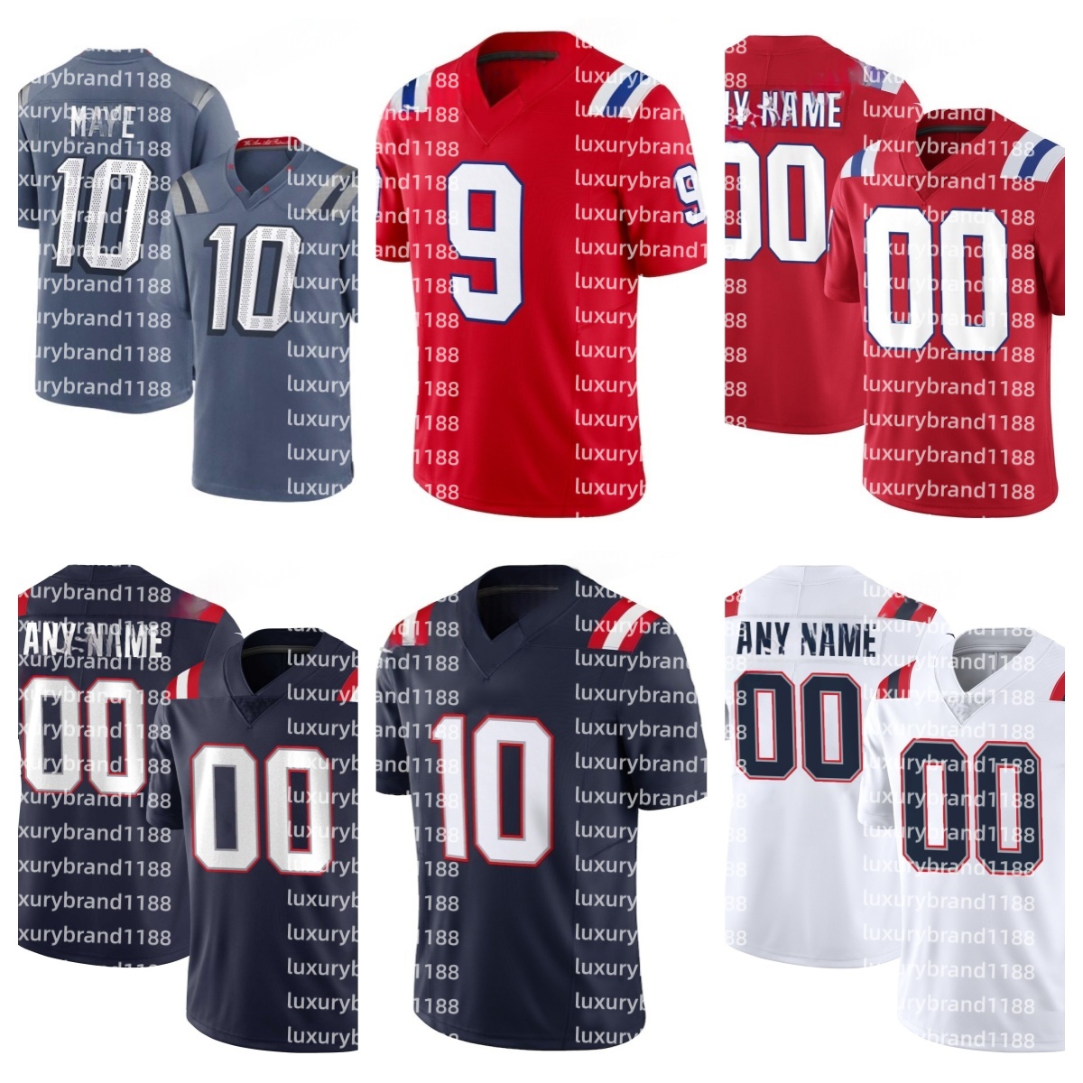 2025 New Englands city PatriotsES Drake Maye Hunter Henry Patriotes Jersey Rhare Stevenson Jacoby Rivalries Collection Football Jerseys