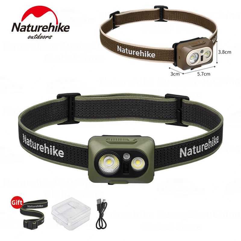Naturehike Ultralight Headlamp Waterproof SOS Emergency Red Light 84g Rechargeable Outdoor Camping Fishing Headlight Portable J250925