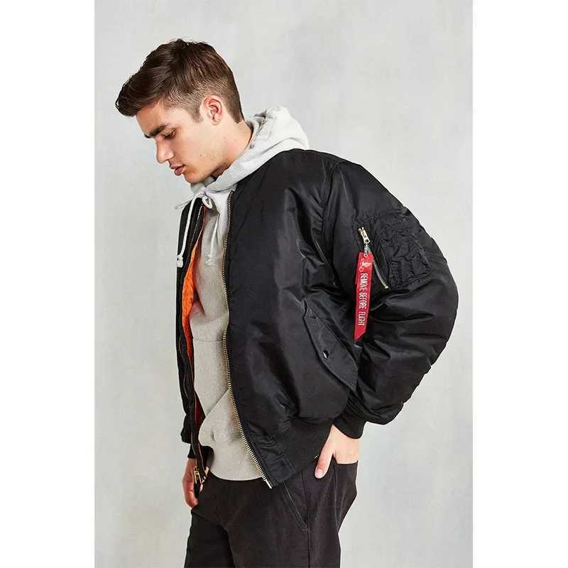 Jacket Winter Outdoor Thick Quality Nylon American Military Uniform Women Coat Male Bomber Flight Jacket X250925