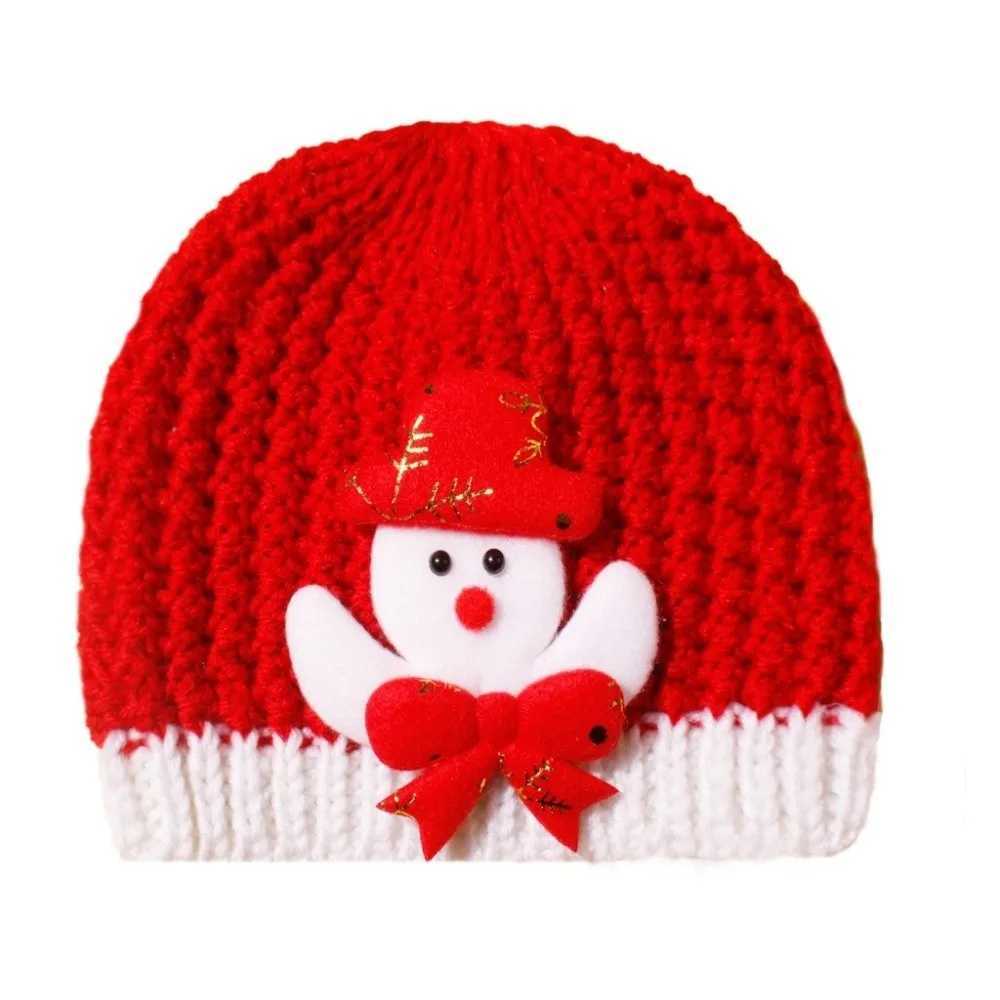 New Warm Christmas Hat Windproof Coldproof Knitted Hat Beanie Hat New Year L250925MYBR
