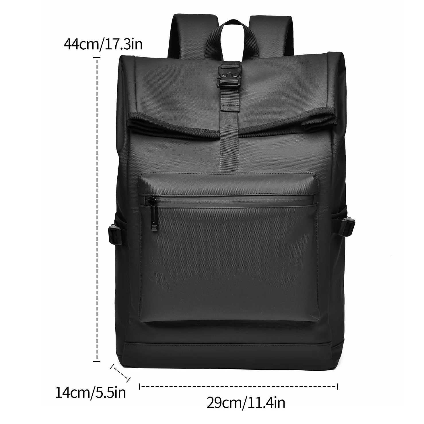 A 156Inch Mens And Womens Large Capacity Simple Fashion WearResistant AntiScratch Fabric MultiFunctional Casual Backpack Z250925