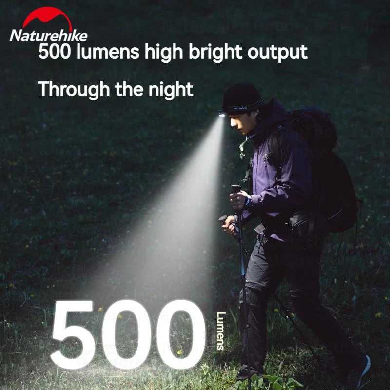 Naturehike Ultralight Headlamp Waterproof SOS Emergency Red Light 84g Rechargeable Outdoor Camping Fishing Headlight Portable J250925