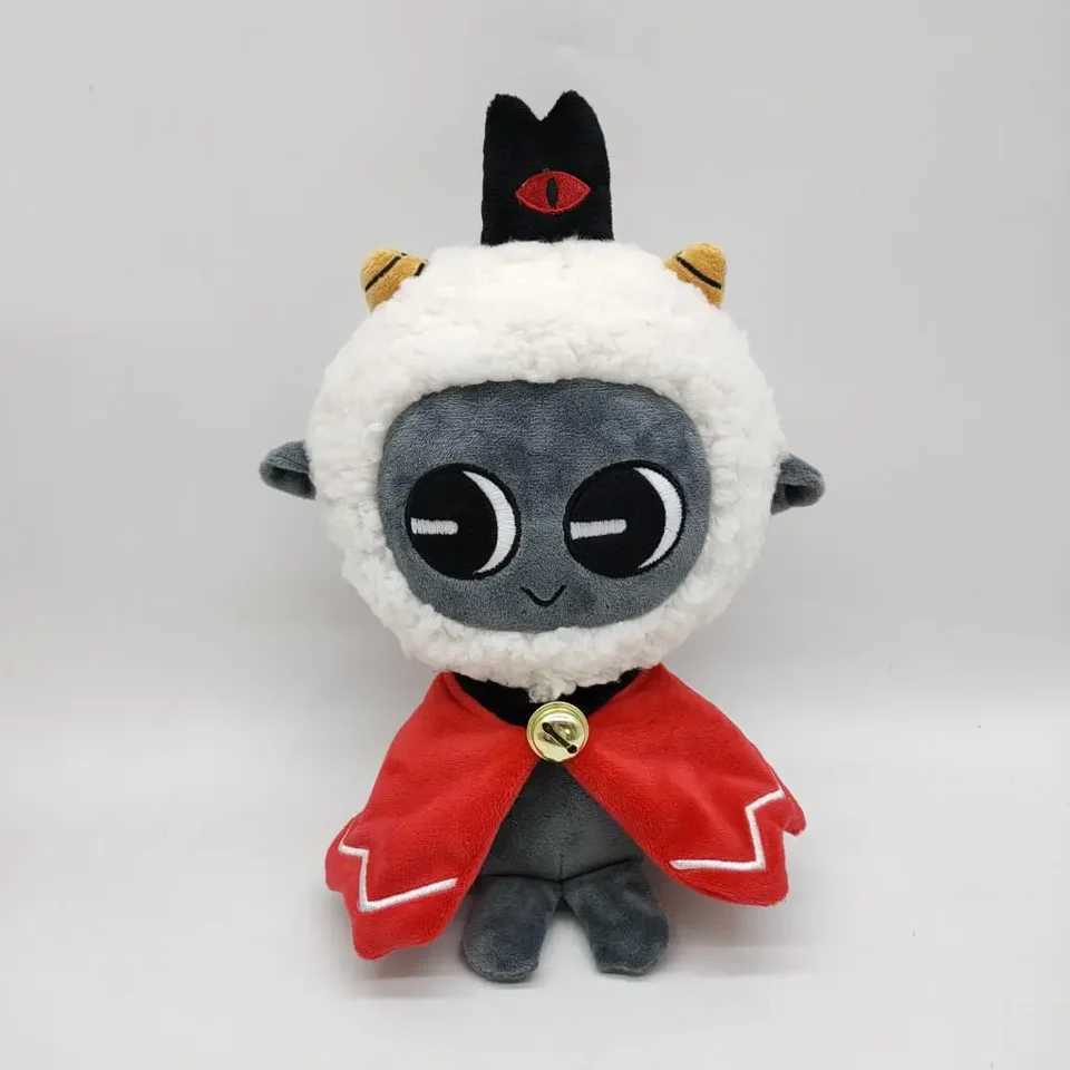 26CM Kawaii Lamb Plush Toys Cult of the Lamb Plush Doll Soft Stuffed Animal Sheep Plushes Game Doll Toys for Children Gifts C250925