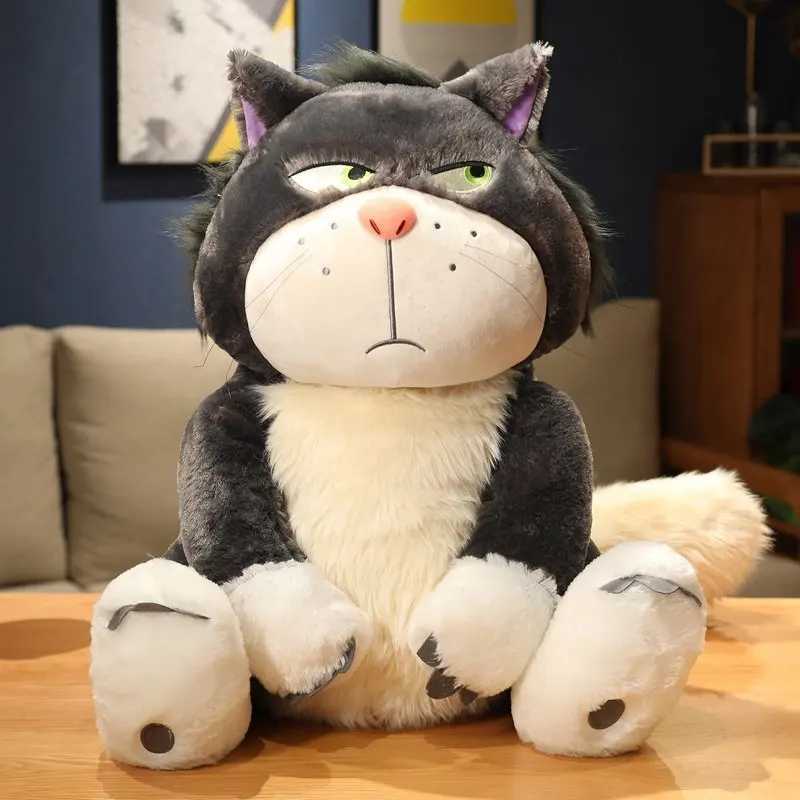 High Quality Cat Lucifer Plush Soft Filling Animal Sitting Doll Bed Decoration Backpack Pendant Childrens Toy Birthday Gift C250925