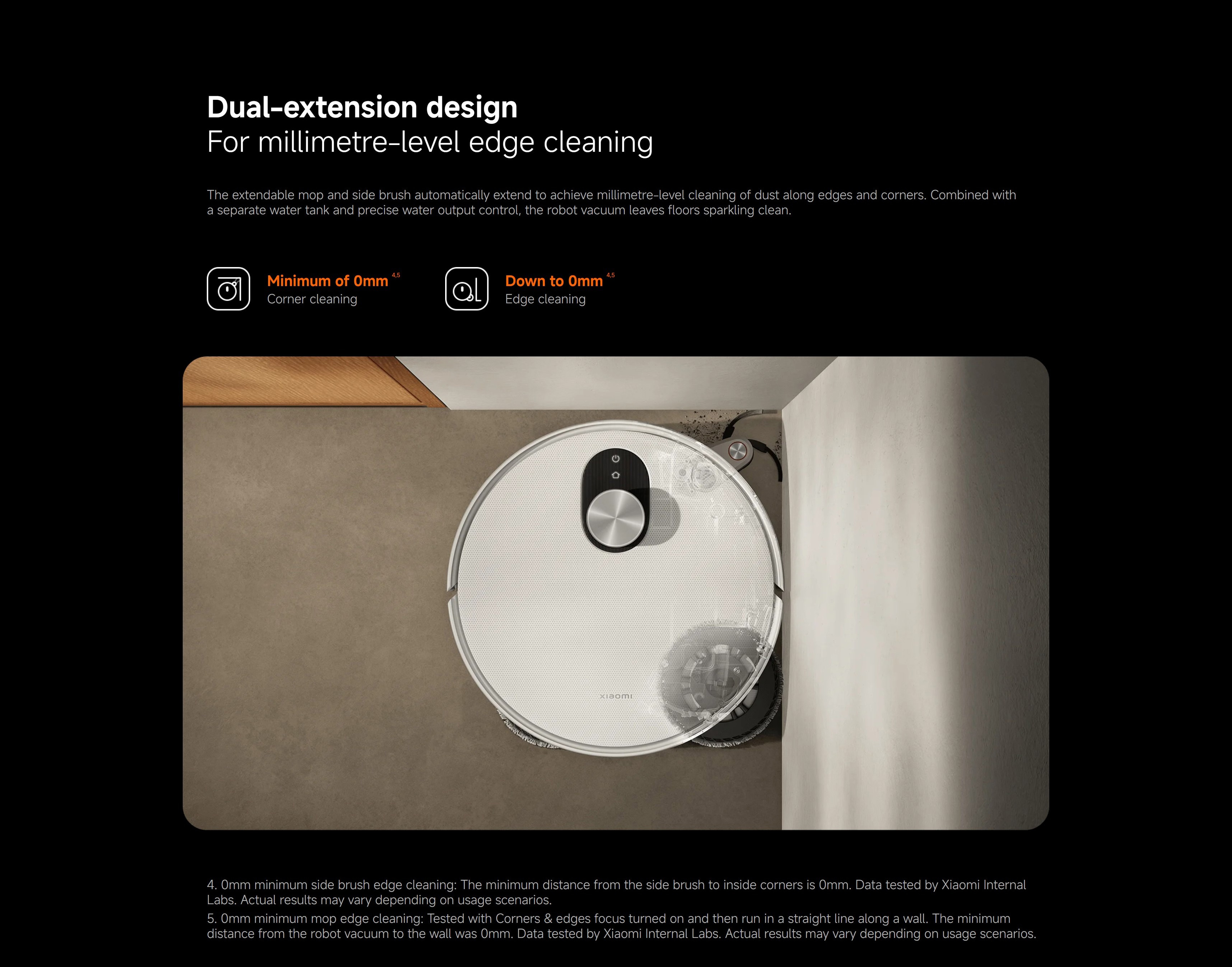 Xiaomi Robot Vacuum 5 Pro EU, AI triple-camera Smart detection system,Ultra-powerful 20000Pa suction,Hassle-free self-cleaning station