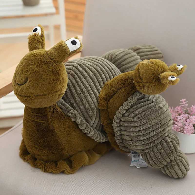 Cute 28cm 40cm Plush Snail Toy Stuffed Lifelike Insect Soft Doll Kids Toys C250925