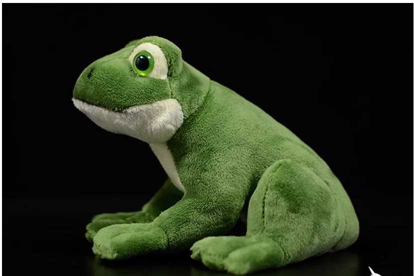 16cm Funny Cute Green Frog Plush Toy Soft StuffedAnial Frog Cartoon Animal Doll For Gift C250925