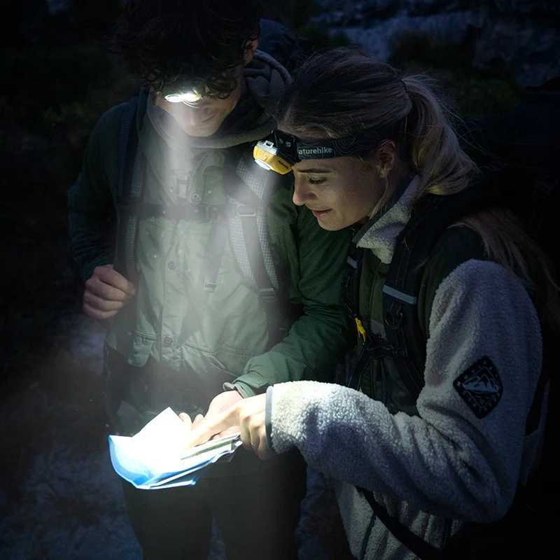 Naturehike High Waterproof Headlight Outdoor Headlamp Hiking Mountaineering Crosscountry Running Climbing Super Bright Lights J250925