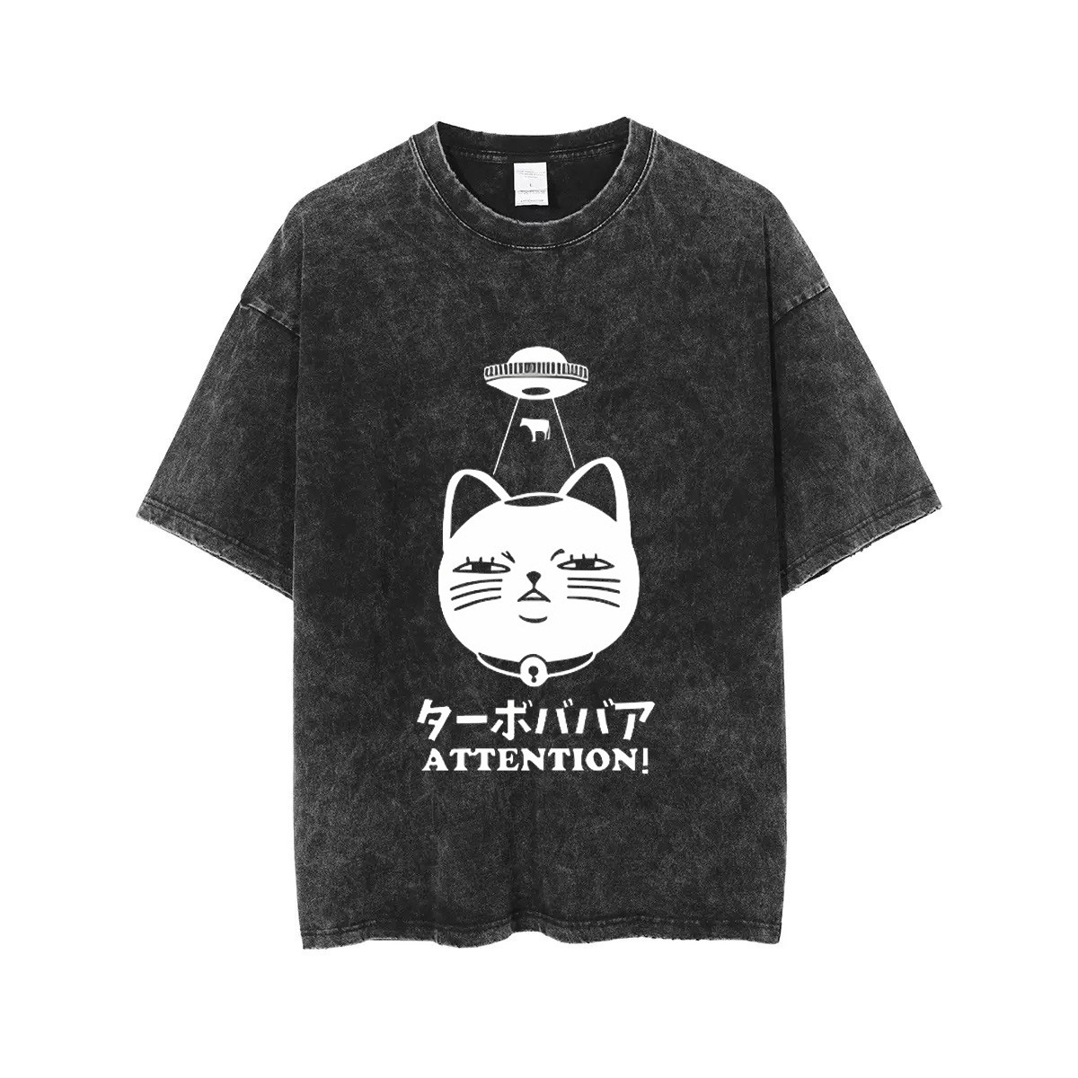 DANDADAN Anime Daring Party New Arrival Washed Vintage Short-Sleeve T-Shirt American Cotton - VT2636