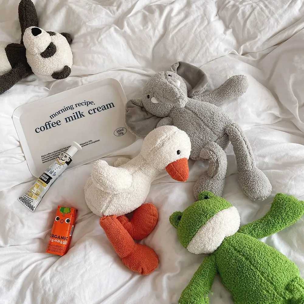 35cm Adorable Long Legs Cute Bunny Frog Elephant Panda Soft Stuffed Cartoon Animals Baby Appease Toy Doll Toy Children Gifts C250925