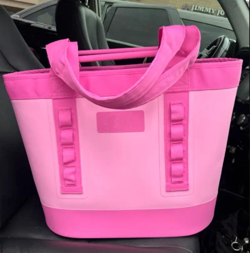 US Warehouse Camino 35 Tote Bags Cooler Lunch Bag Box Cooler Bag Dividers All-Purpose Boat and Beach Waterproof Tote Bag 0924