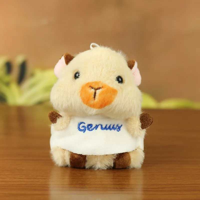 Birthday Gift Children Plush Toys Cute Guinea Pig Pendant Plush Doll Stuffed Animals Cartoon Kapibala Keychain Christmas Gifts C250925