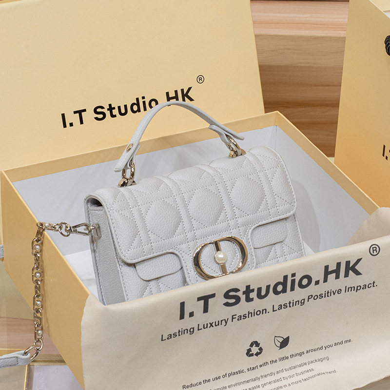 LORDLY KNACK designer bag light luxury genuine leather New trendy and fashionable chain bag single shoulder handbag for women
