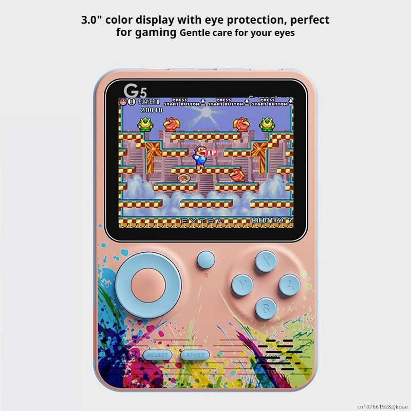 New Colorful Design G5 Console Children And Students Nostalgic Toy 500 In 1 Game Players Gift Retro Mini Convenient Handheld Gaming Console