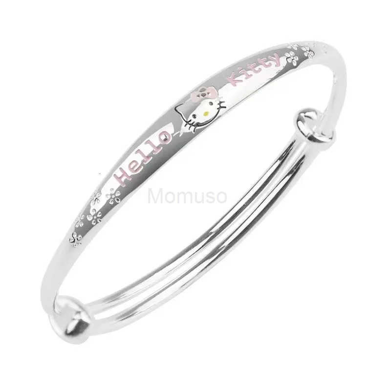 Sanrio Sanrio Hello Kitty Bracelet Kawaii Anime Kitten Push Pull Bracelet Student Childrens Holiday Gift L250925