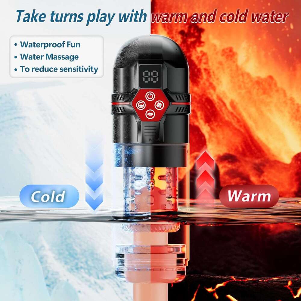 Mrgras Masturbator - AI Sync Male for Men with 12 S Vacuum Pump 7 Thrusting Rotating Vibrating Sucking Licking Adult Mens Sex Toys Pumps & Enlargers