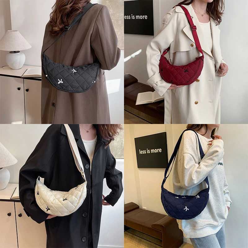 Stylish Hobos Adjustable Strap Fashion Dumpling Bag Sling Pack Trendy Half Moon Bag Outdoor Travel Bag Men Women Z250918