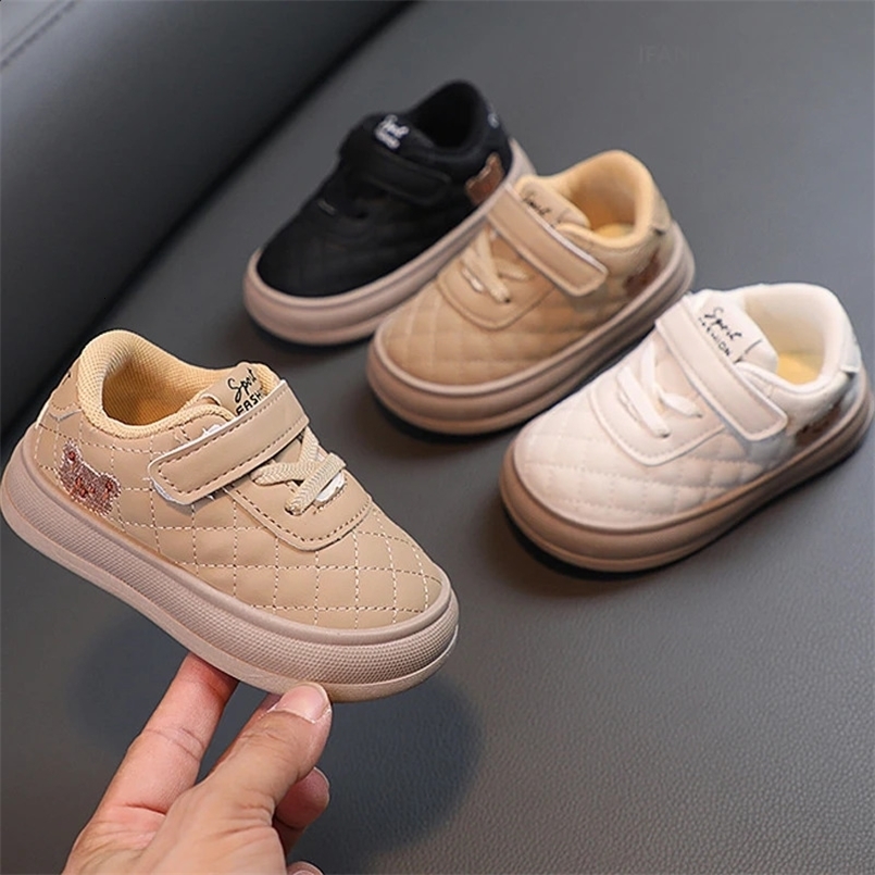 Waterproof Cartoon Baby Children Casual Shoes Girls Boys Kids Anti Slip Walking Shoes Student Toddler Casual Spring Sports Shoes 250319