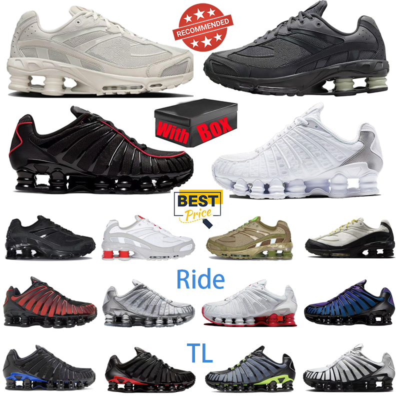 Running Shoes Sport shox TL shox Ride Sports Shoes Men Women Travel Sports Daily Outfit Summer Spring and Fall Breathable eur 39-46 Red Black Split White deep grey