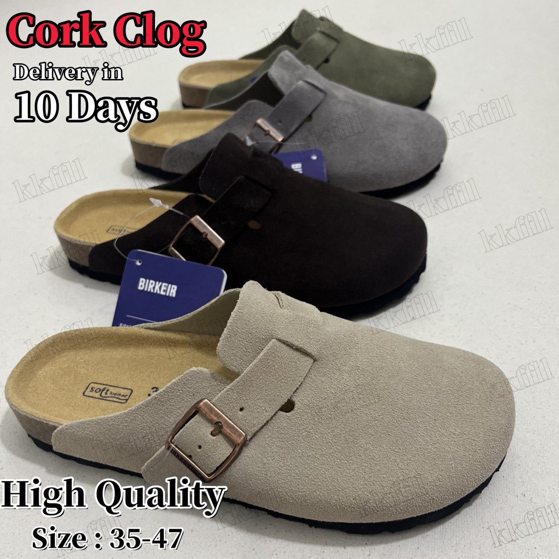 Designer Slippers Men Women Clogs Suede Leather Mules Mens Stylish Slides Outdoor Comfortable Sandals Black Brown Tan Grey Travel Casual Shoes 35-46