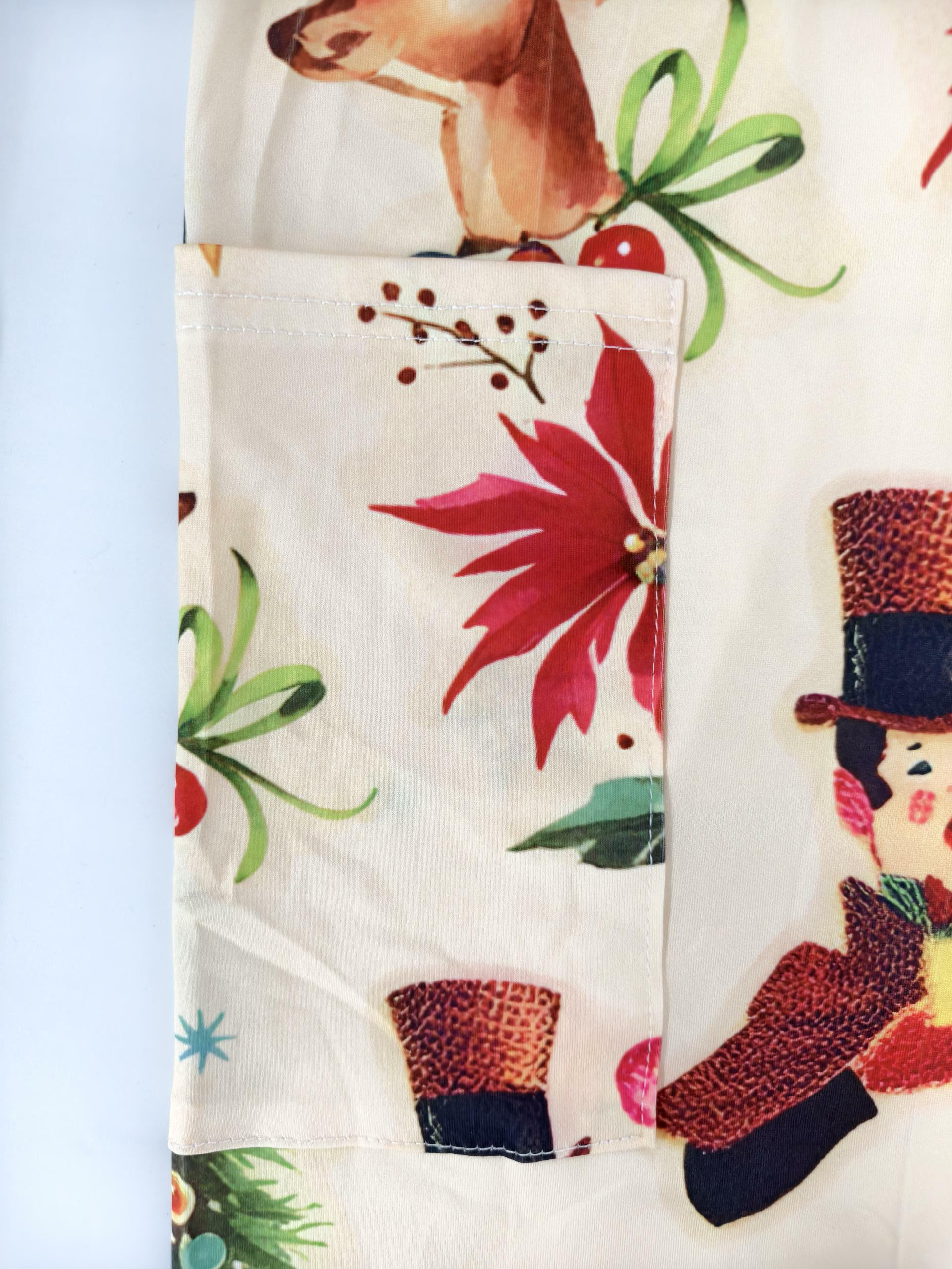 Chic Festive Design Ladies Jogger Style Ankle Length Bottoms Featuring Storage Compartments-CF41031