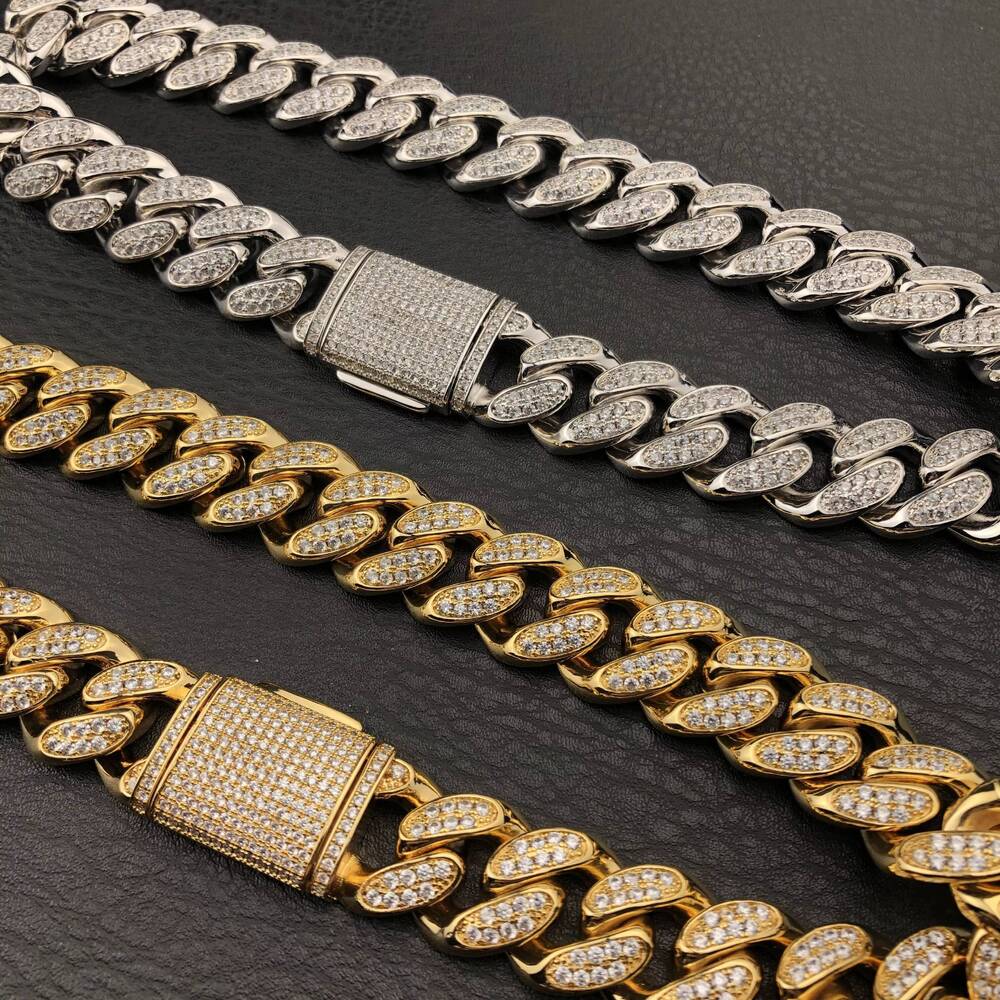 YSS Jewelry New Arrival 19mm Diamond Cuban Chain