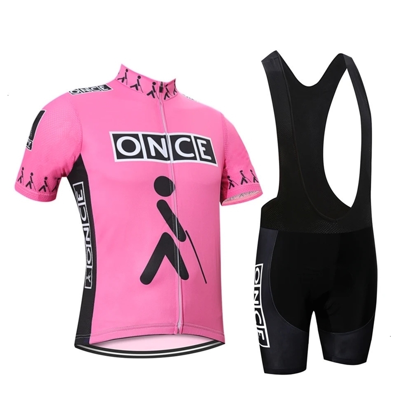 ONCE Cycling Jersey yellow shirt Mtb Short Sleeve Set Equipment Team Clothes Bike ONCE Summer Clothing Pro Bib pant 240807
