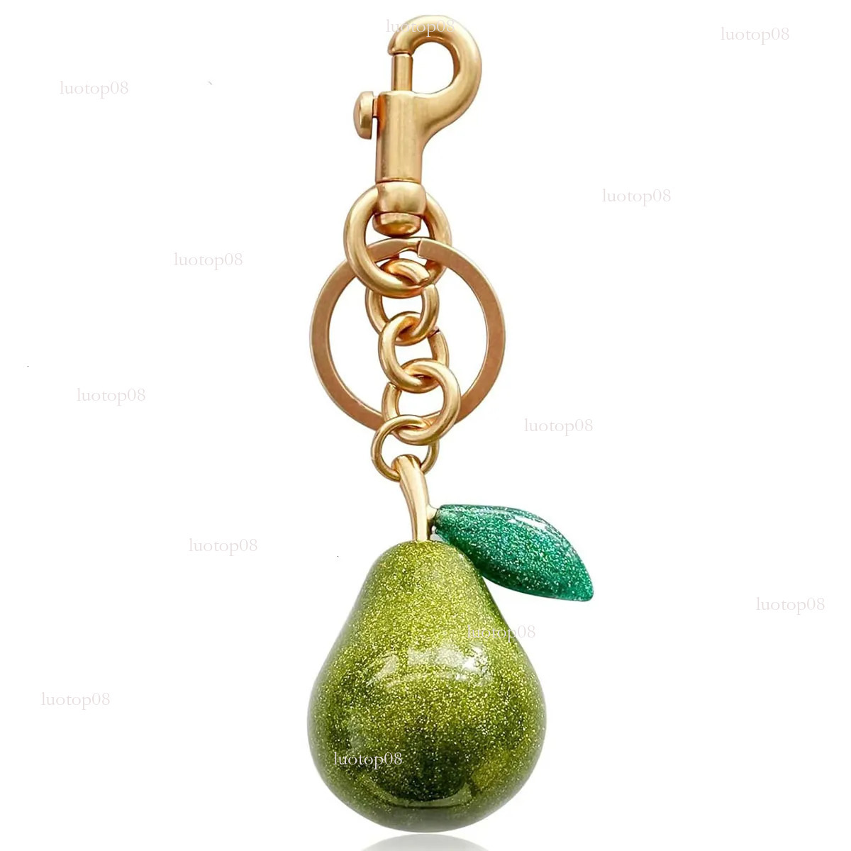 key chain designer hotselling new product fruit creative cute pear bag pendant keychain wallet