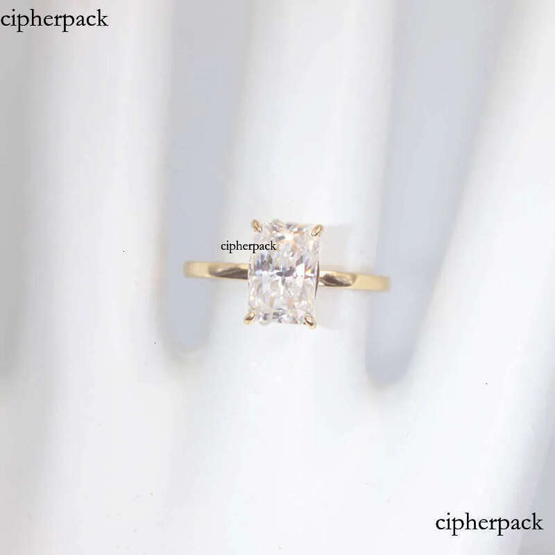 Custom Handmade 14K Solid Gold 3CT Radiant Ice Crushed Cut D Moissanite Engagement Ring Jewelry Findings 28