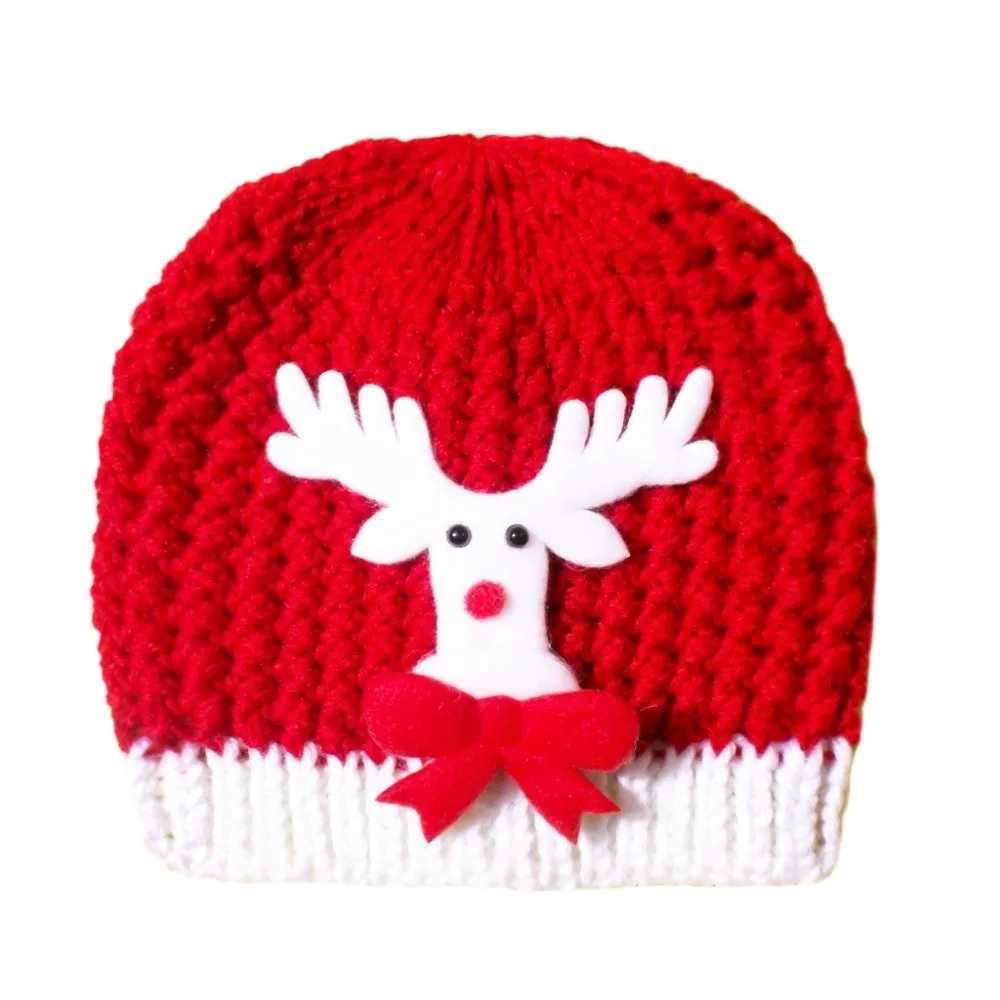 New Warm Christmas Hat Windproof Coldproof Knitted Hat Beanie Hat New Year L250925MYBR