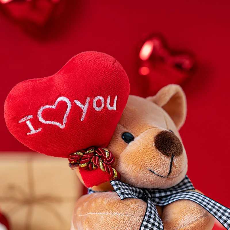 Cartoon Teddy Bear Holding Heart Plush Toys Stuffed Animals Kids Toys Soothing Toys Graduation Christmas Birthday Gifts C250925