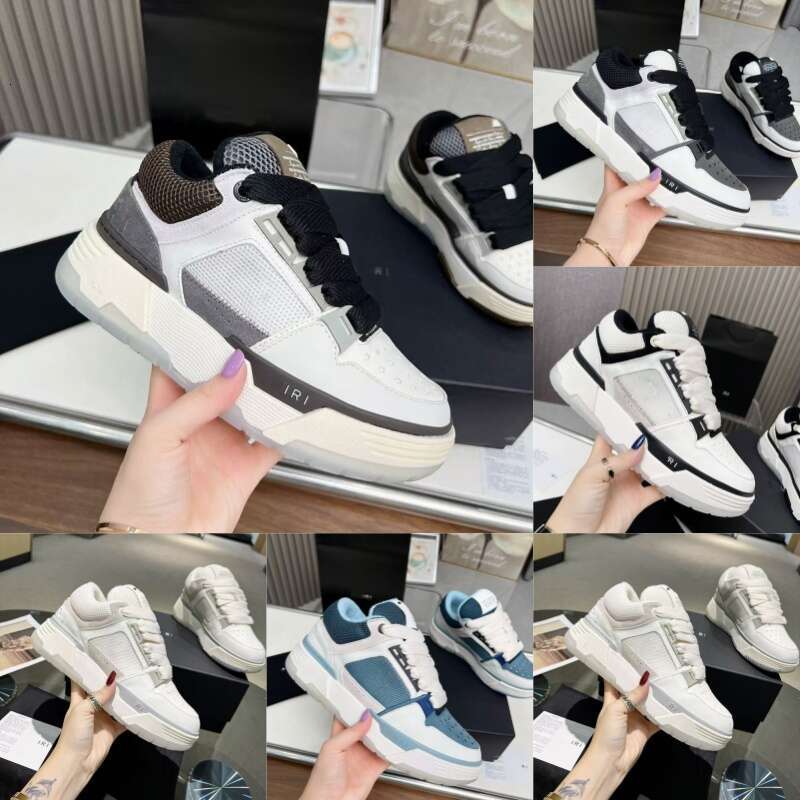 Crystal - style designer sneakers for both men and women The upper is made of leather inlaid with crystals designed for skateboarding featuring a renegade style 36-46