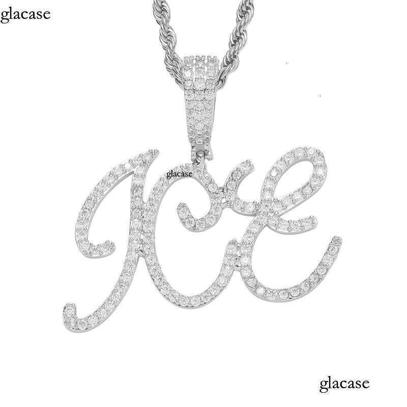 Custom A-Z Letters Name Pendant Necklace Gold Plated Jewelry Women Men Gift