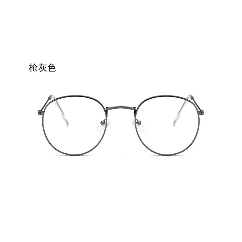 Reading Glasses Oversized Round Metal Anti Blue Light Woman Reading Glasses Men Clear Lens Vintage Eyeglasses Presbyopia Large Computer Goggles 230516