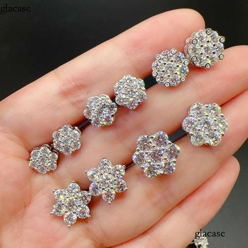 Madonna Fashion Dia Jewelry vvs Moissanite Sterg Sliver Women GRA Certificate Earrings