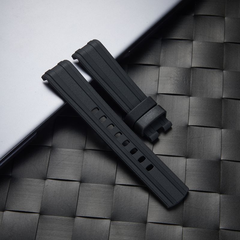 Extra Long Band XL XXL Silicone watch straps Men Soft Quick Release Watchband for Large Wrist Replacement - 18mm ... 20mm 22mm 24mm