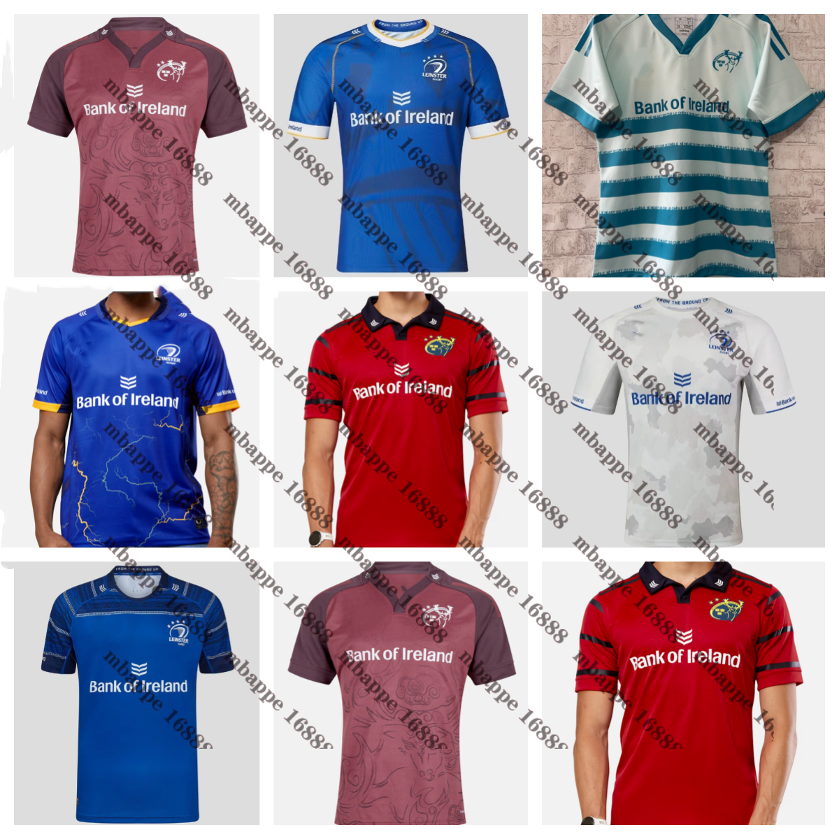 25 26 ULSTER Leinster MUNSTER rugby jersey home away 24 25 CONNACHT EUROPEAN ALTERNATE Ireland irish club shirt size S-3XL