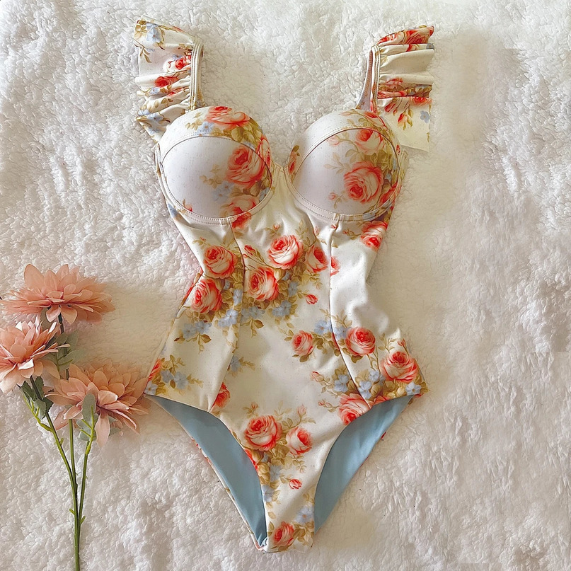 Floral Print One Pi… - image