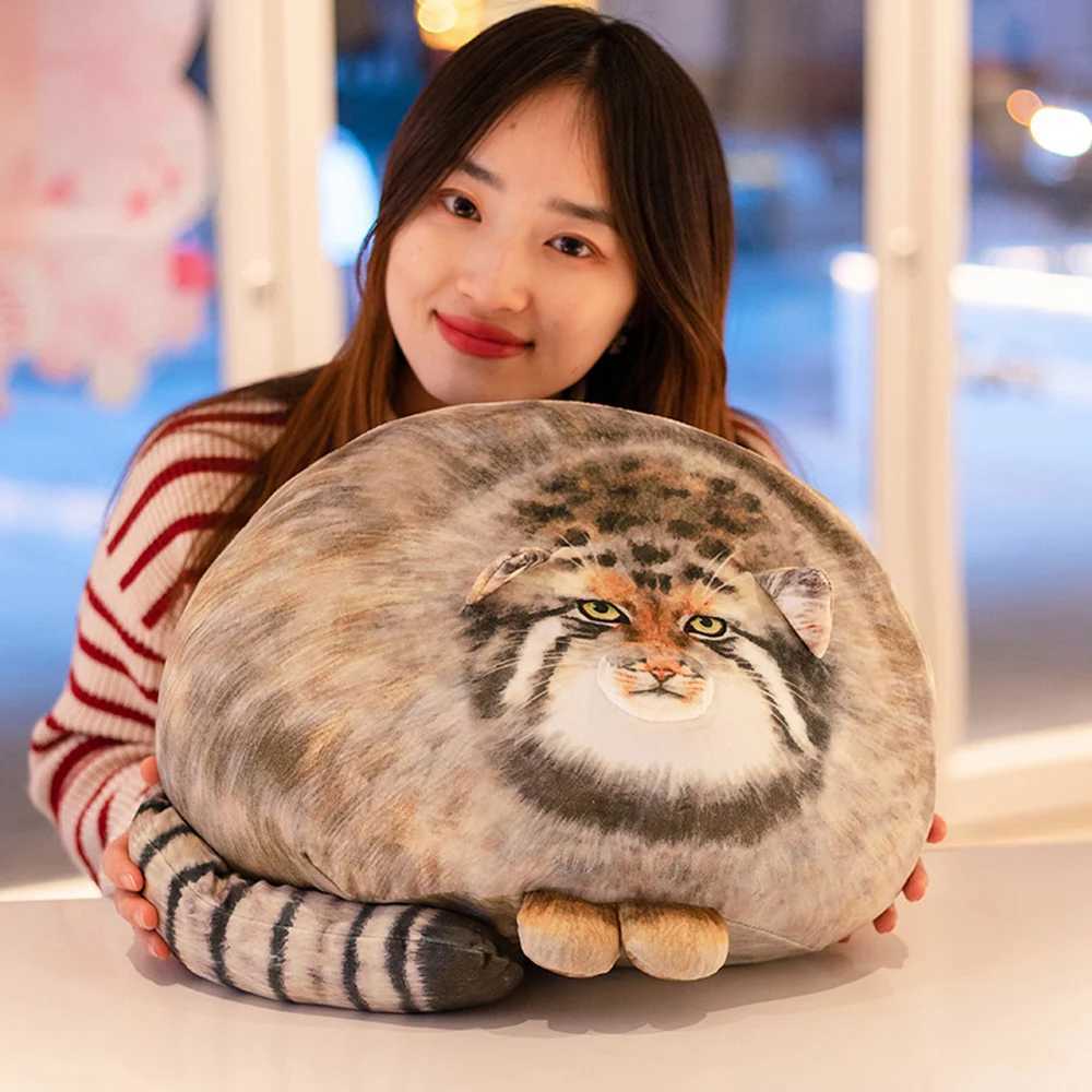 3D Printed Lifelike Pallas Cat Chat manul Plush Toys Stuffed Steppe Cats Cuddly Cushion Room Decor Birthday Gifts for Kids C250925
