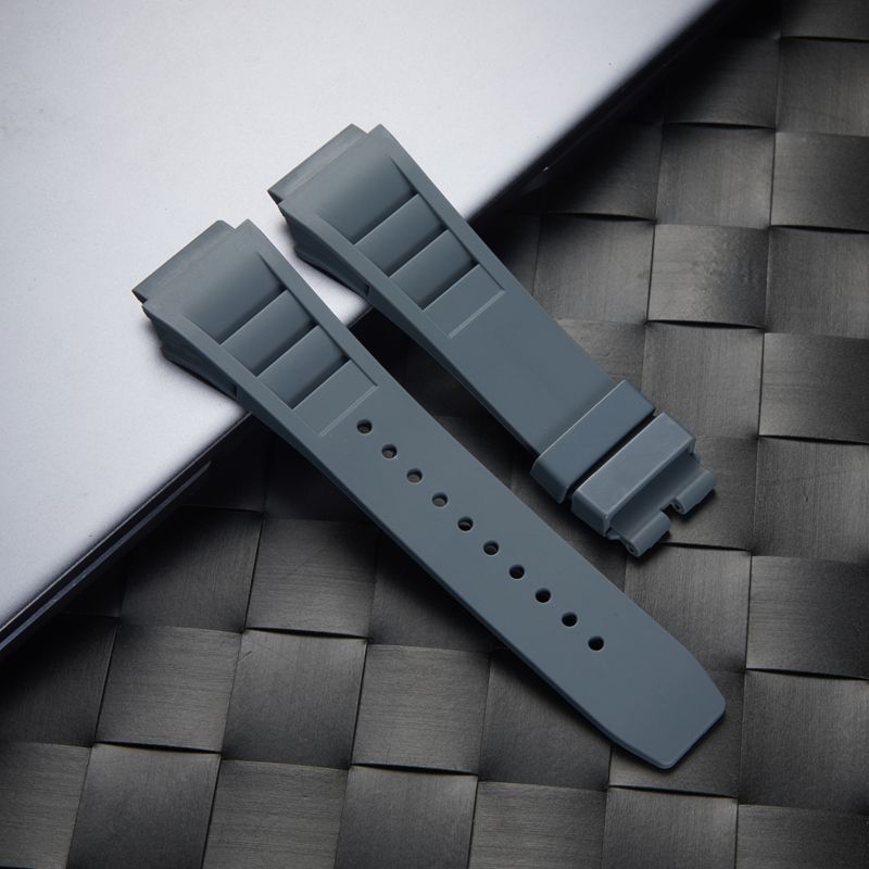 Extra Long Band XL XXL Silicone watch straps Men Soft Quick Release Watchband for Large Wrist Replacement - 16mm ... 20mm 22mm 24mm