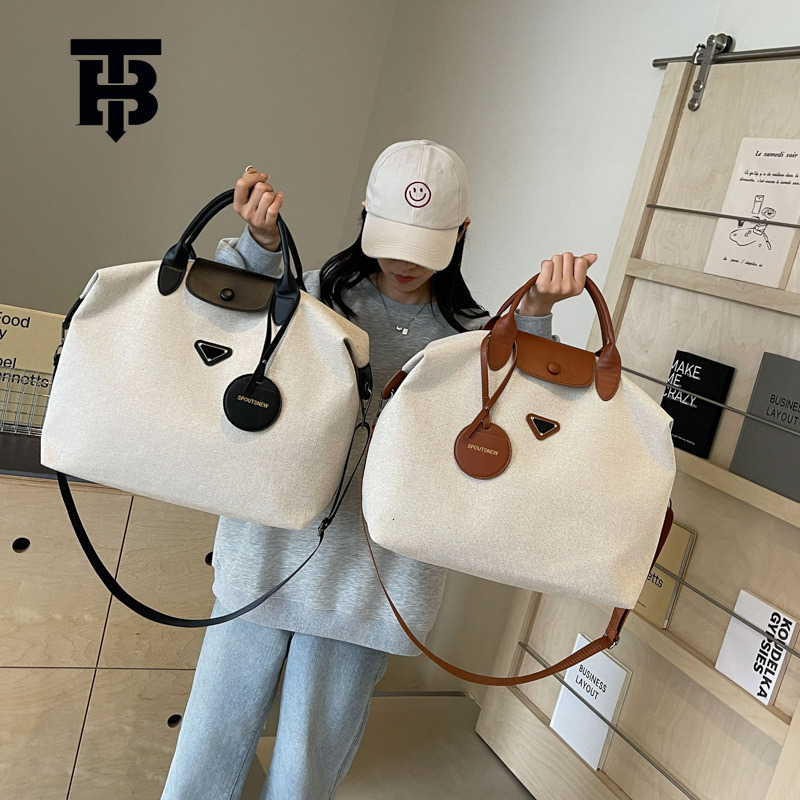 TB BHULAMTE Free Shipping New Designer Bag 2025 Fashionable Women's Travel Bag Korean Style Lightweight Large Capacity Sports And Fitness Bag