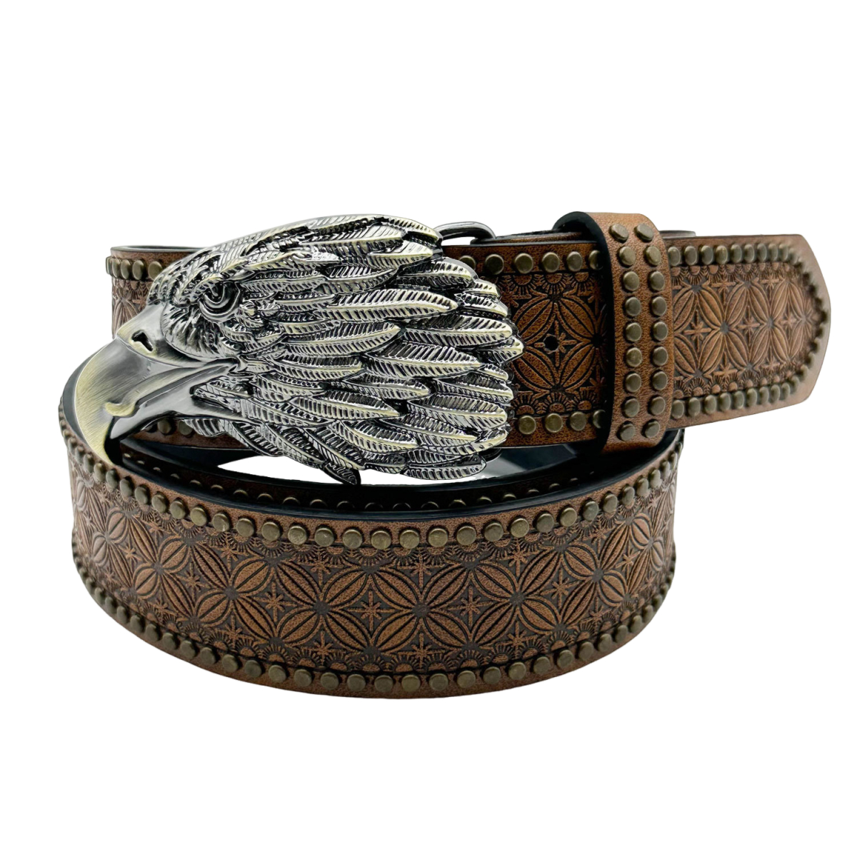 Designer Belt Eagle Buckle Belt Rivet Embossed Belts Men Women Leather Belts Luxury Belt Buckle Fashion Smooth Buckle Belt With Strap AP6988