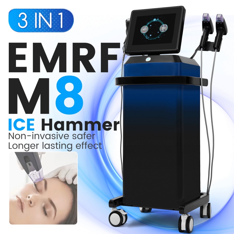 Professional 8 RF Microneedling Facial Skin Care Beauty Equipment With12 24 40 Nano Pin Cartridge