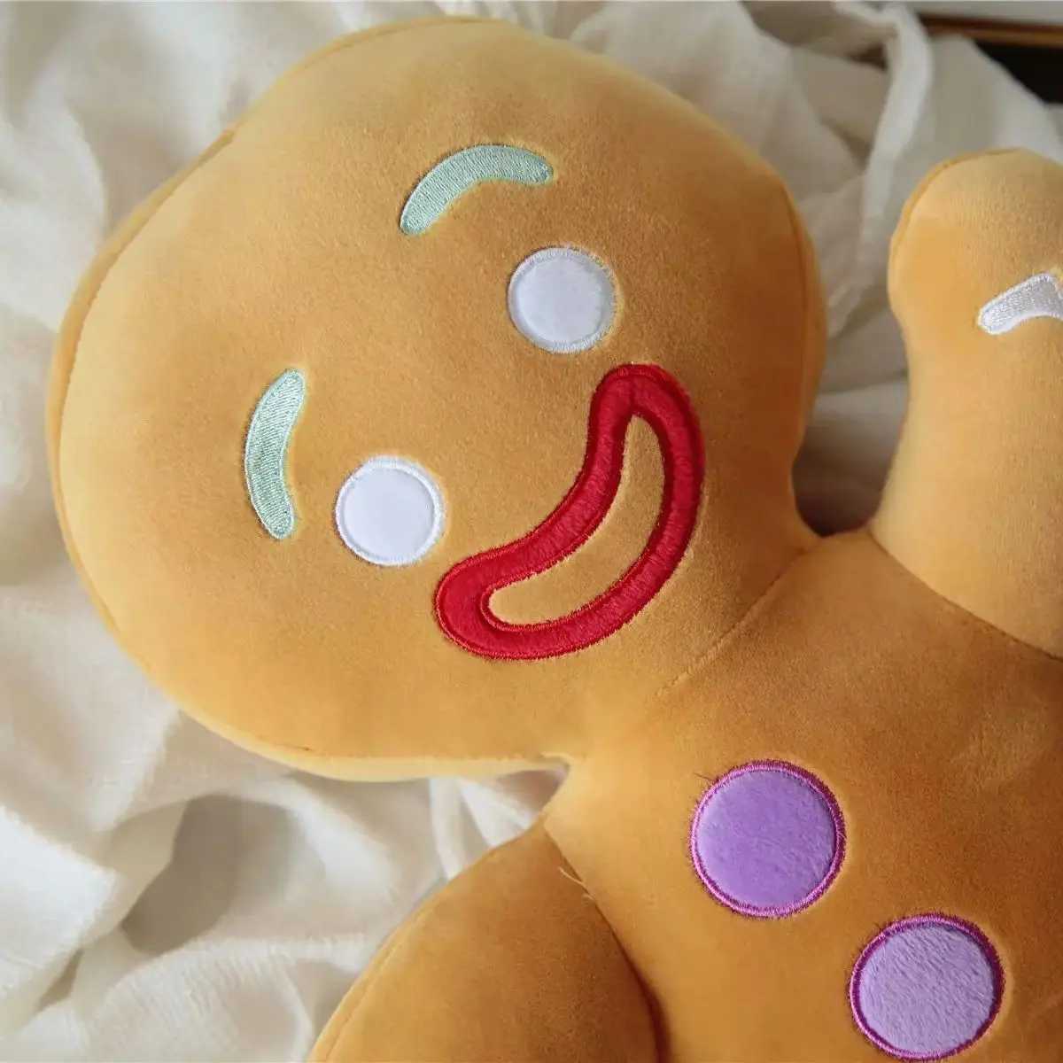 Gingerbread Man Plush Toy Biscuit Peluche Stuffed Cookie Soft Doll Room Decoration Birthday Gifts C250925