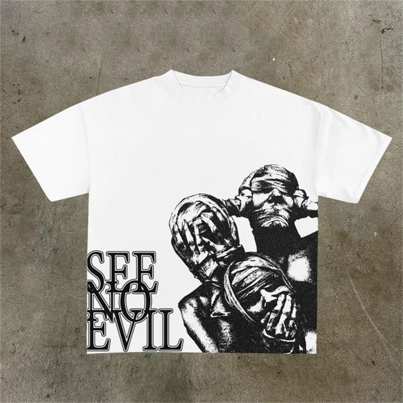 Harajuku street print oversized t shirt gothic pro choice graphic t shirts y2k tops streetwear goth men clothing 240530