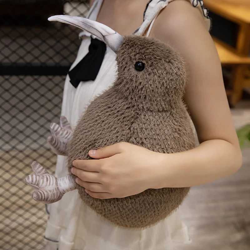 Kawaii Plush Simulation Kiwi Bird Plush Toy Cute Stuffed Animals Soft Doll Kids Toys For Children Birthday Gift C250925