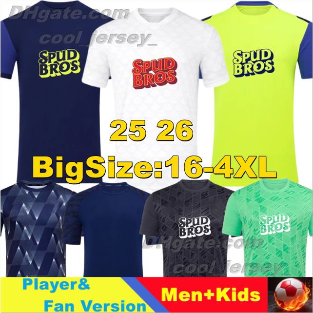 25 26 Prestons Soccer Jerseys PResTOns 2025 2026 FROKJAER Home Football Jersey Shirt kit Away Third Men Kids Fans